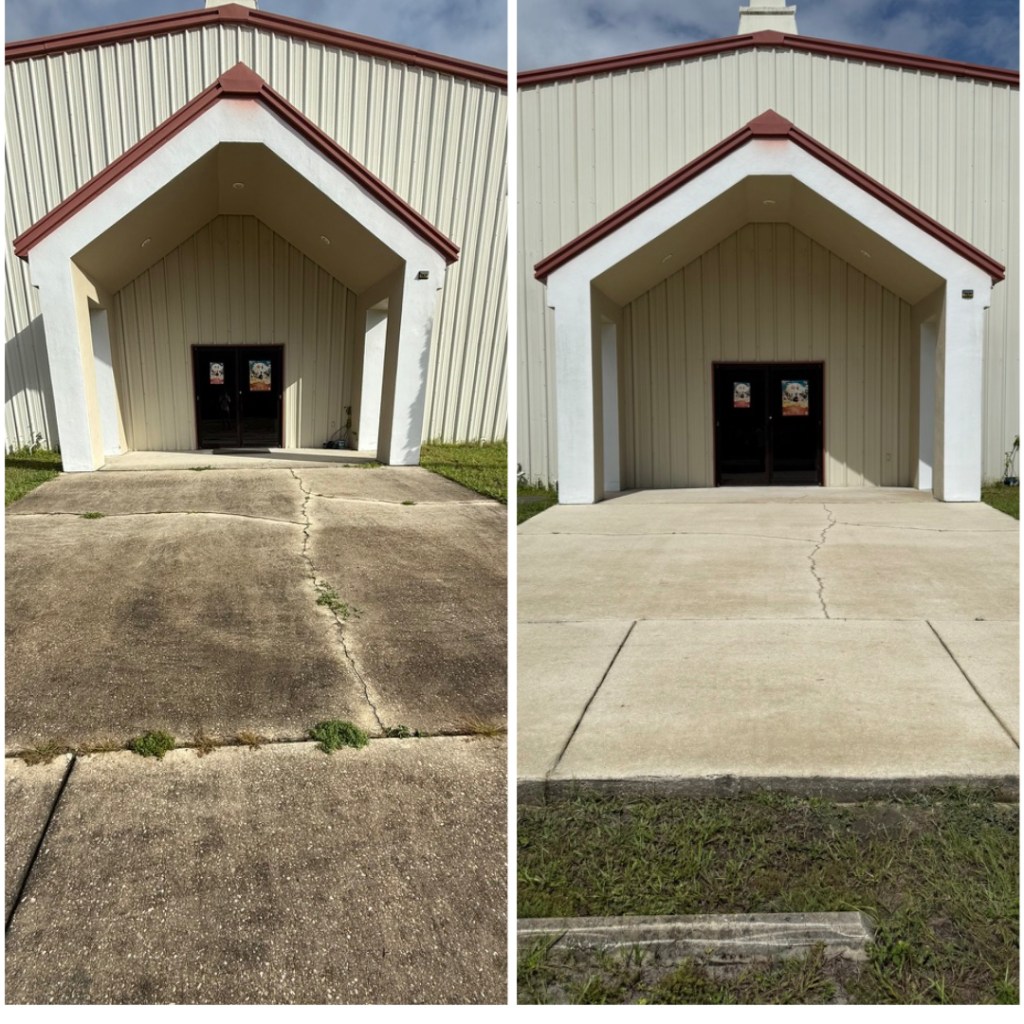 church pressure washing in east Orlando 32828