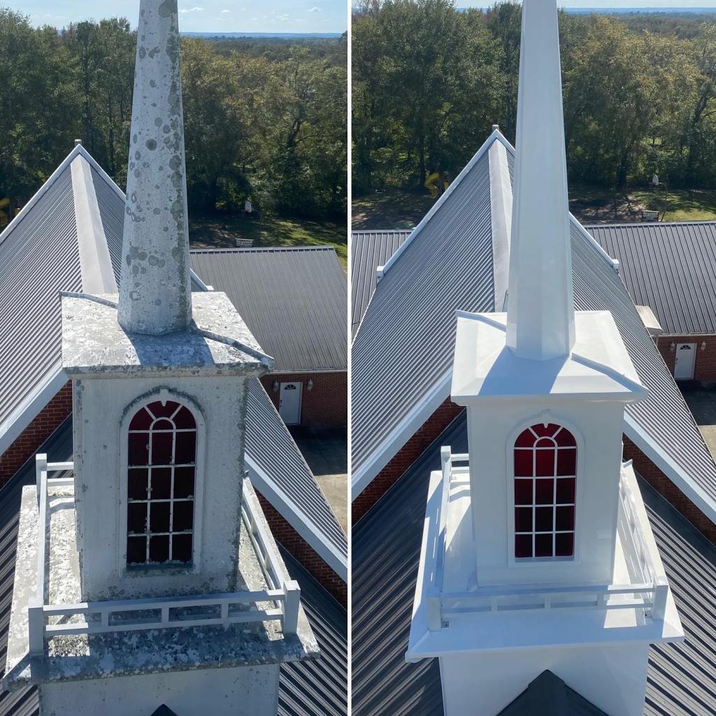 church exterior pressure washing in Orlando 32828